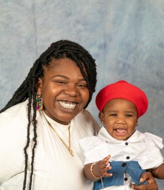 MeChaa, Armani, and Daughter MeChaa, Armani, and Daughter